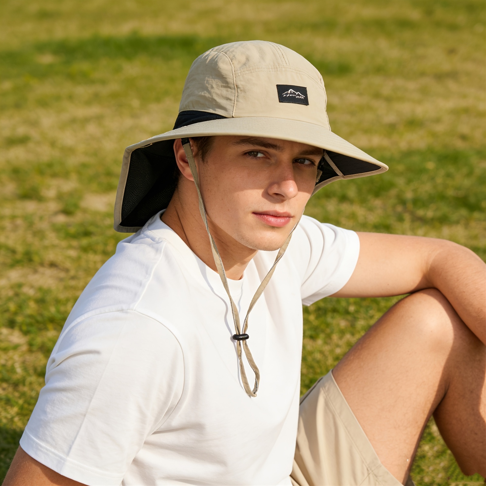 Men's Panama Hat with Quick-Dry and Breathable Mesh