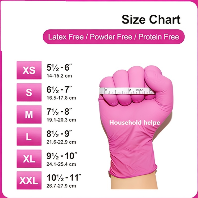 6/10 Pairs Disposable Nitrile Gloves | Isolate Stains, Prevent Dirt and Oil, Ideal for Wiping Windows, Mopping Floors, Washing Cloths, and Dishes, Frees Hands from Roughness, Essential for Home Use - Image 4