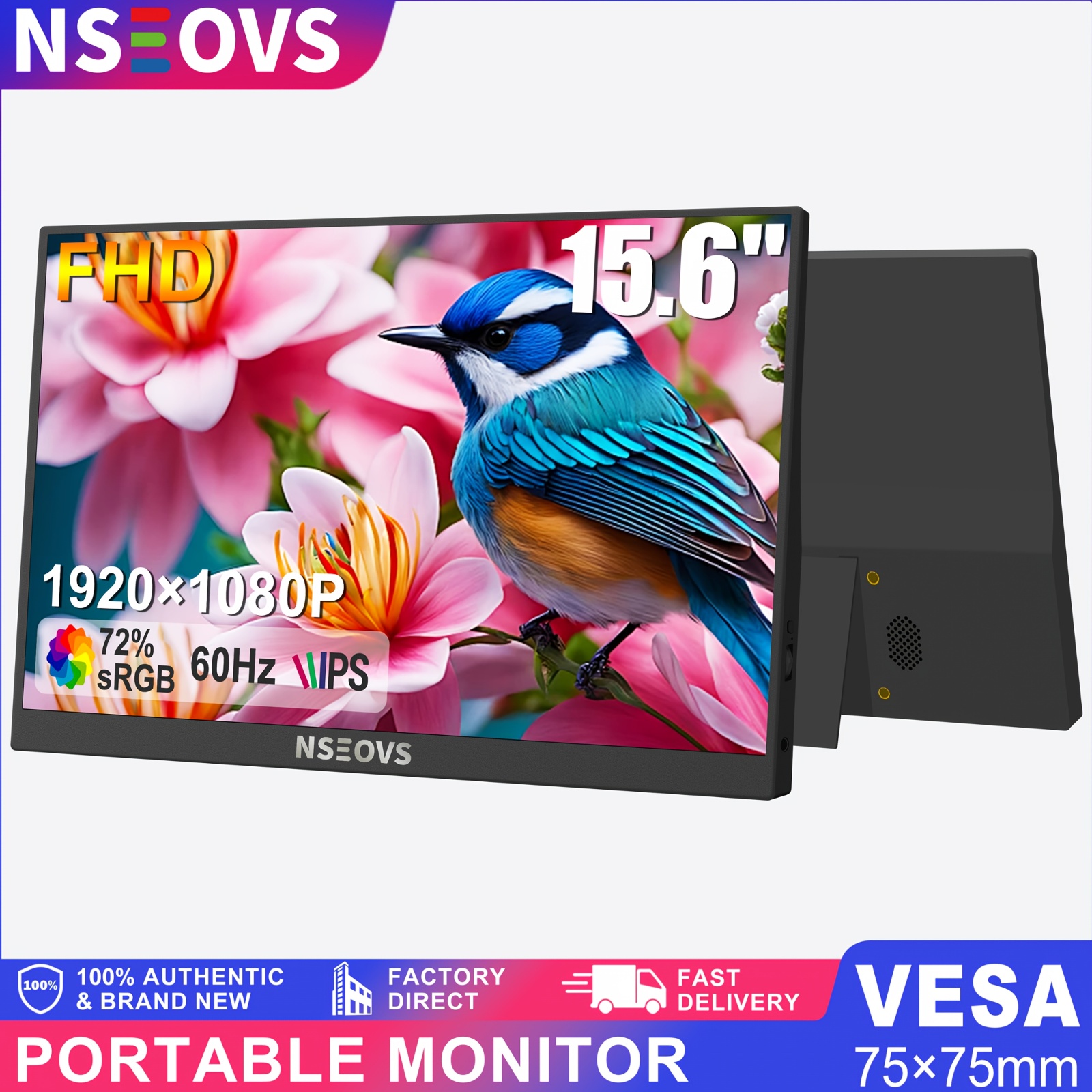 portable monitor vesa mount sold on Temu United States
