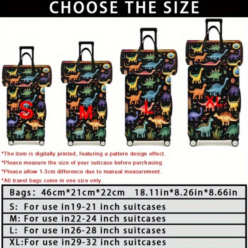 Travel Luggage Set It Luggage Dinosaur Suitcase Hardside Suitcase
