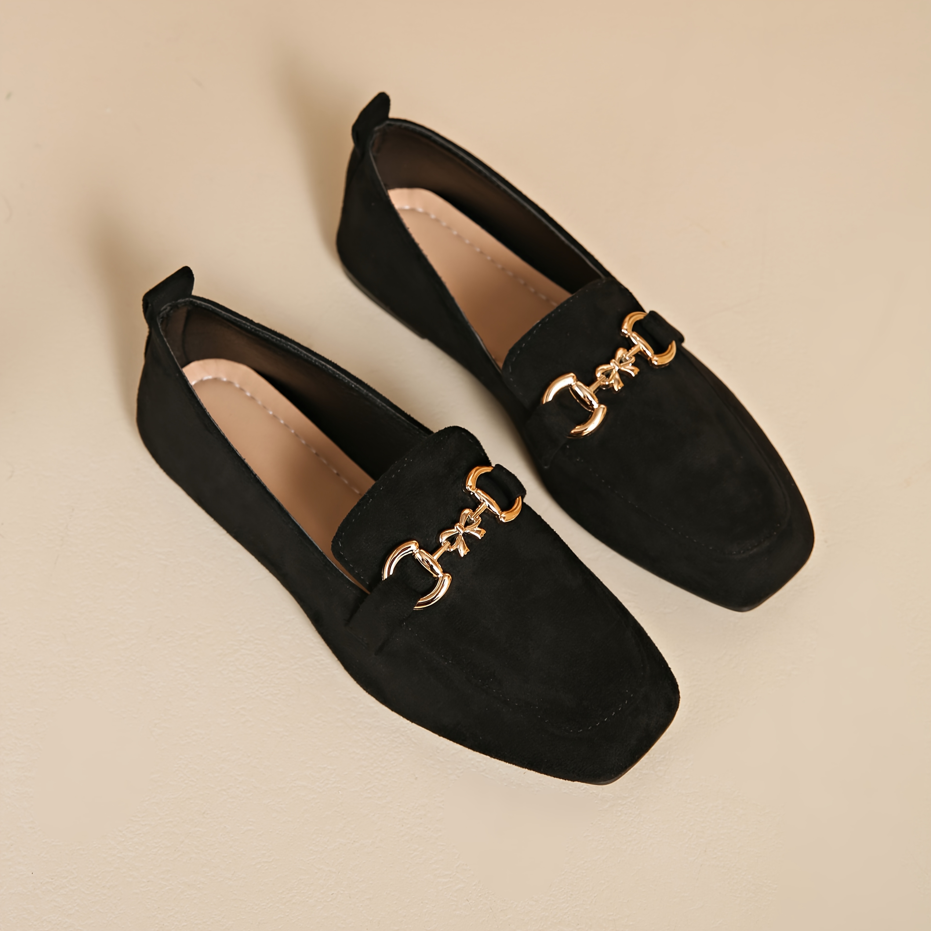 TEMU Chaussures élégantes pour femmes, chaussures de dame élégantes, chaussures carrées pour femmes pour tenue quotidienne facile, confortables, mode
