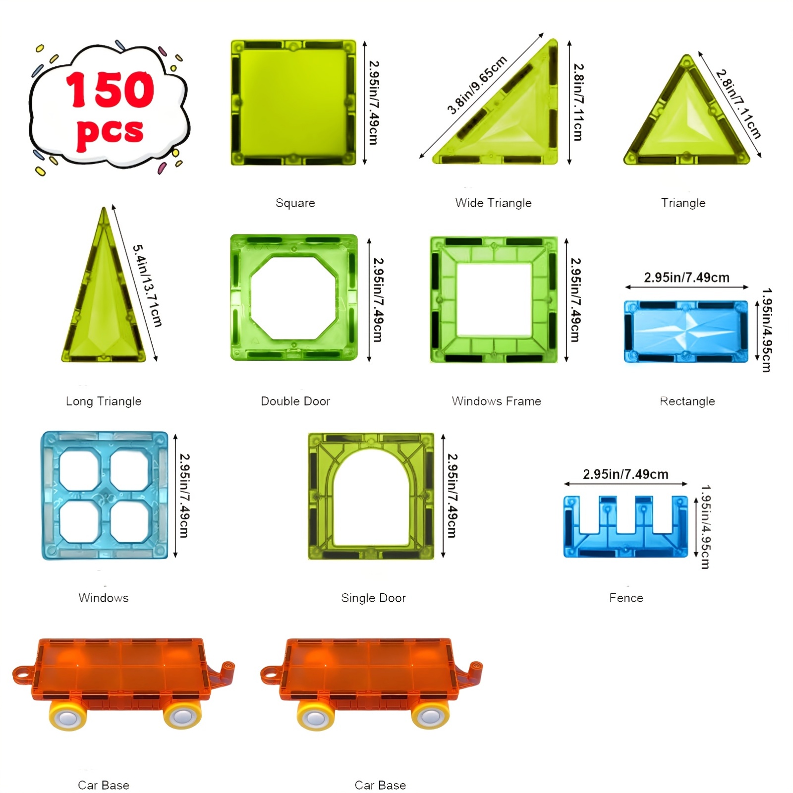 TEMU 150/120pcs Block Toys, Block Toy Sets, Large Stem Structure Toy Sets, Educational Block Toys For Learning, Puzzles, Birthday, Halloween,