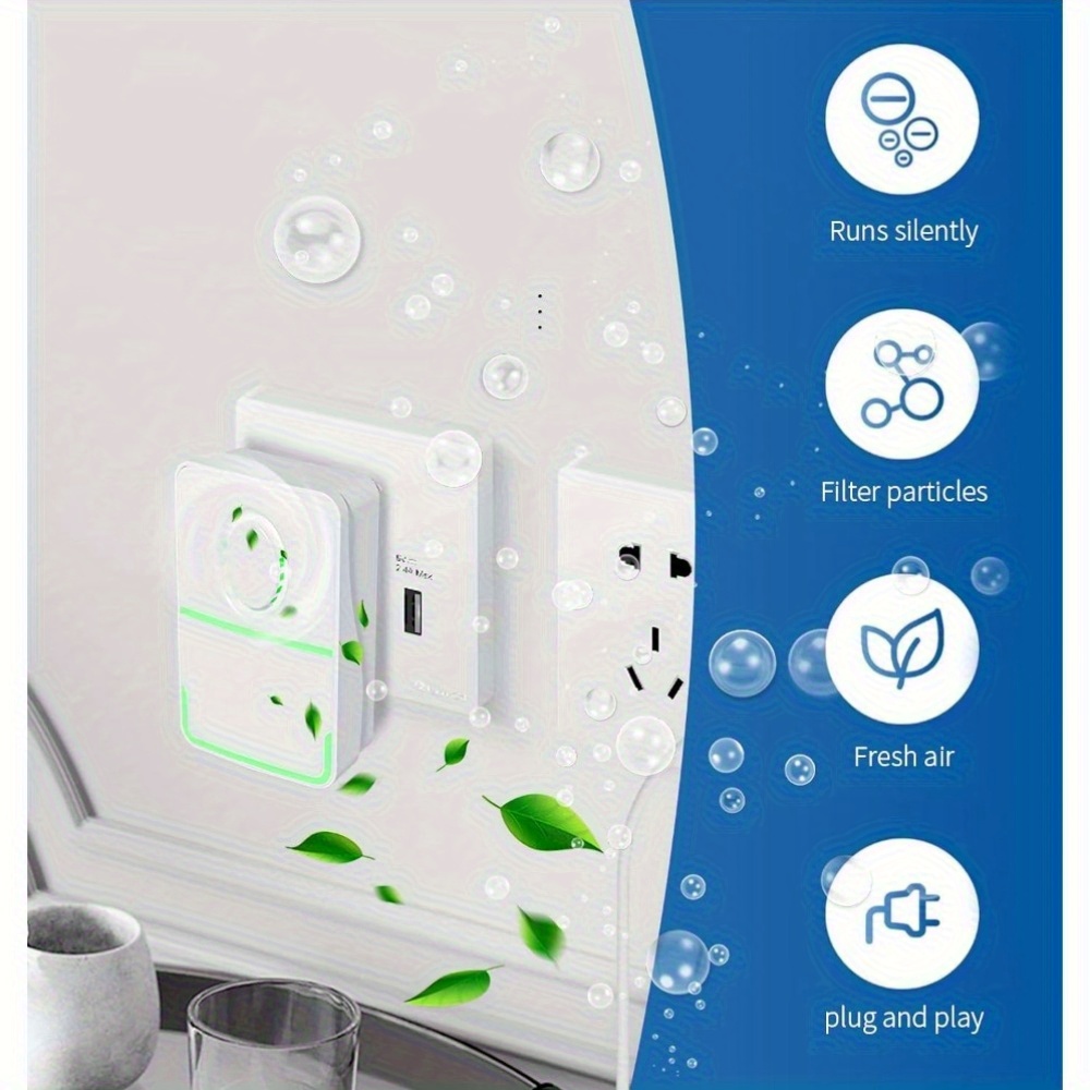 2/ 4/ 8pcs Plug-in Air Ionizer, Filterless Silent Ionic Air... product image 9