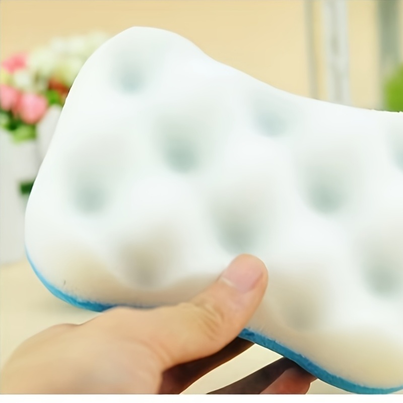 2 Pack Soft Exfoliating Bath Sponge Set with Long Handle