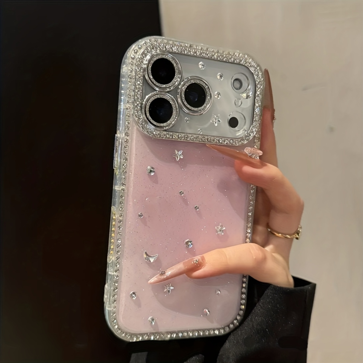 Phone Case - Phone Case Luxury Glitter Rhinestones * Gradient Phone Case  Compatible with Iphone 17* 17Pro 17 16 15 14 13 Pro Max Shockproof Bumper  Back Cover Shell