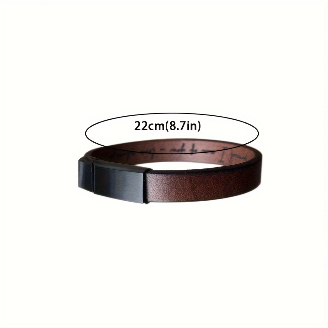 Personalized Hidden Message Bracelet for Men, Unique Gift