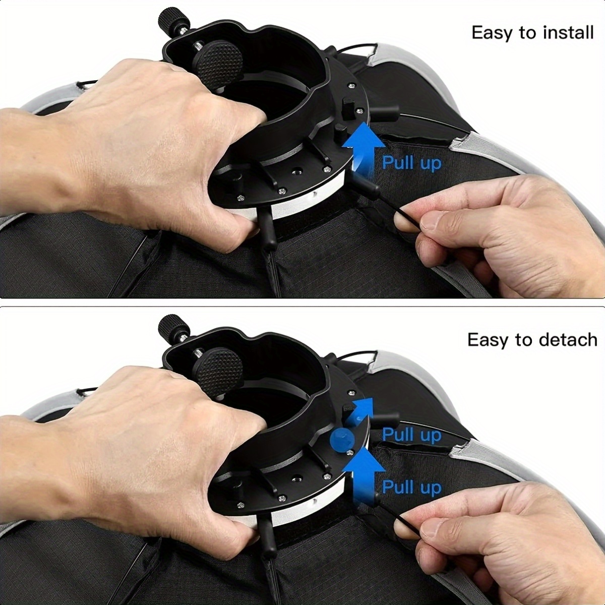   kx-90 softbox עם רשת - softbox צילום נייד בגודל 8 אינץ עם רשת חלת דבש, אידיאלי לגודוק v1 ad200pro וראשי פלאש עגולים, softbox עם רשת | softbox נייד | עיצוב עמיד, softbox לצילום פרטים 2
