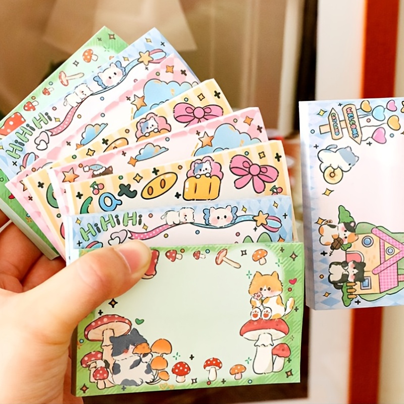 Set Di 270 Note Adesive Kawaii Colorate – Perfette Per Scuola, Ufficio E Casa, Unisex E Divertenti