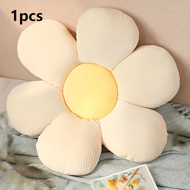 Image of Cushion Stuffed Flower-shaped Throw Pillow Adorable Gift For Family And Friend As Room Decoration Easter Festival Party Occasions