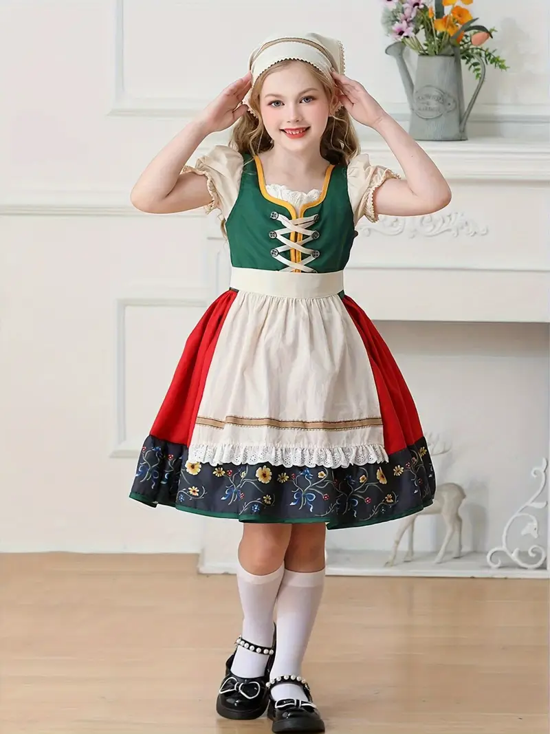 3pcs set girls featuring a beer festival dress suitable - Temu Bahrain 3pcs set girls featuring a beer festival dress suitable - Temu Bahrain