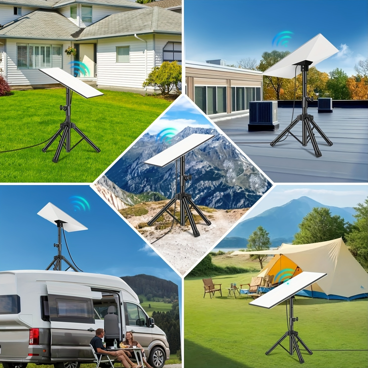 Support de trépied Starlink Gen 3, support de trépied réglable et robuste avec support de pôle Starlink compatible avec Starlink Gen 3, kit de montage de trépied Starlink Gen 3 – Image 6