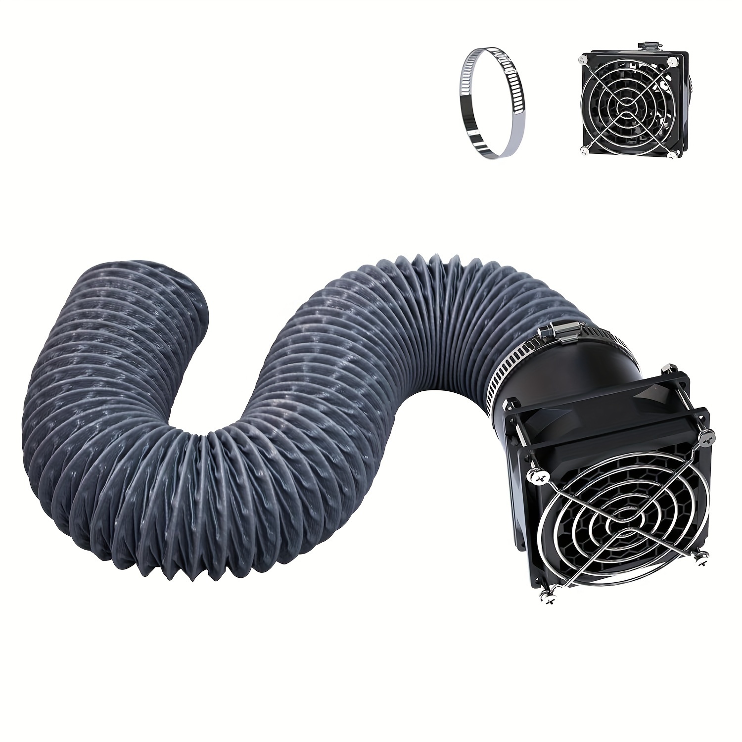 1pc 3d printer enclosure fan fume extraction kit usb powered   exhaust fan with durable plastic exhaust pipe   smoke dust odor removal   electronic components 36v operating voltage