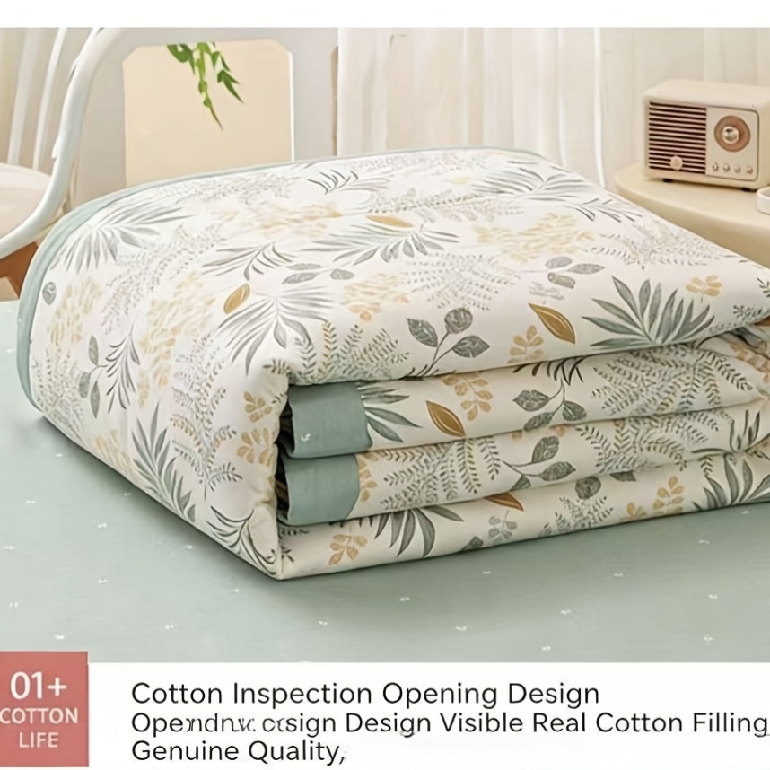 100% baumwolle dünne quilt wendbare leichte