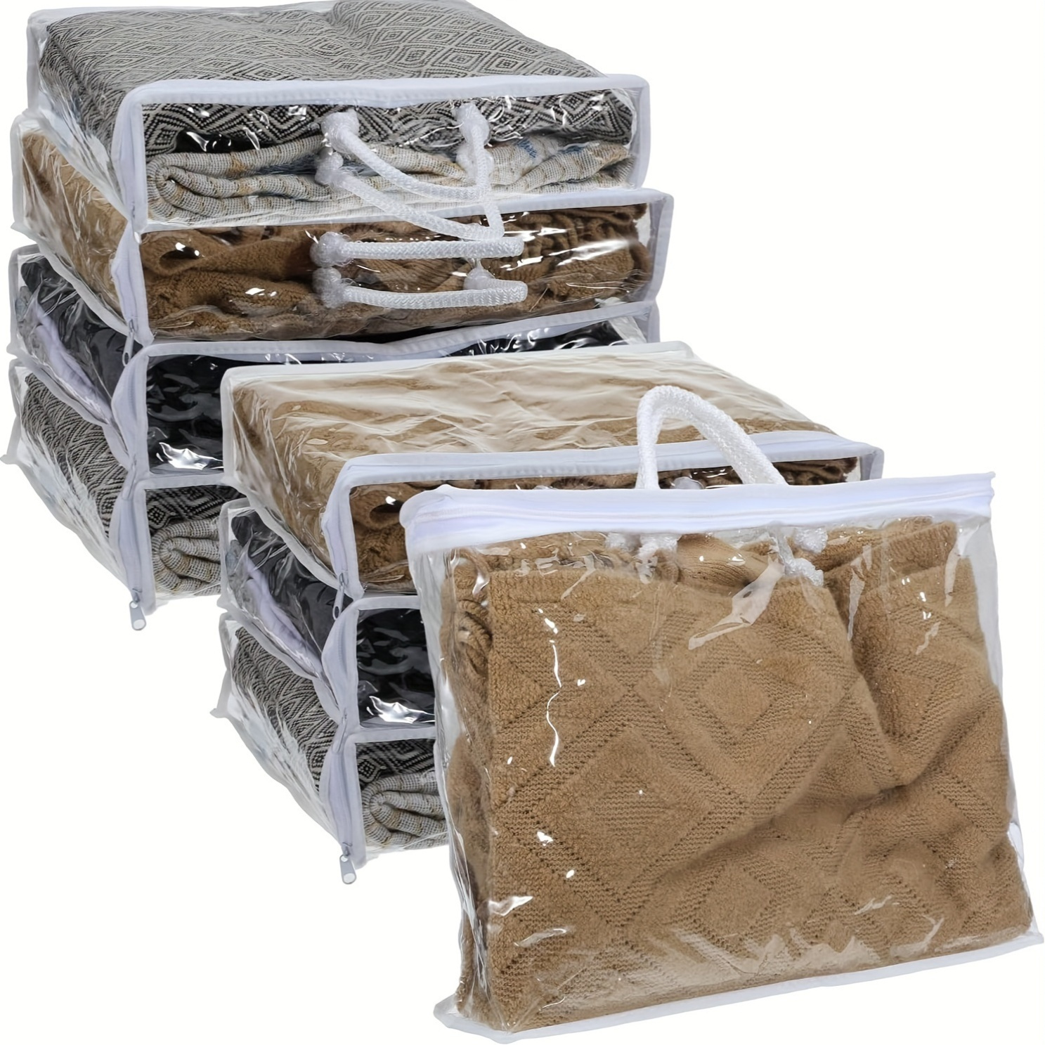 bolsas transparentes plástico guardar ropa cremallera Temu Ecuador