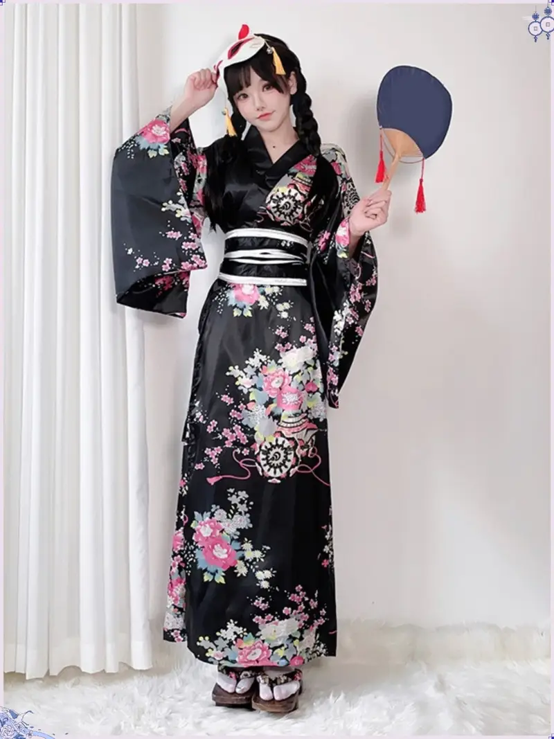satin japanese style dress Kyoto Satin Maxi Dress - Green
