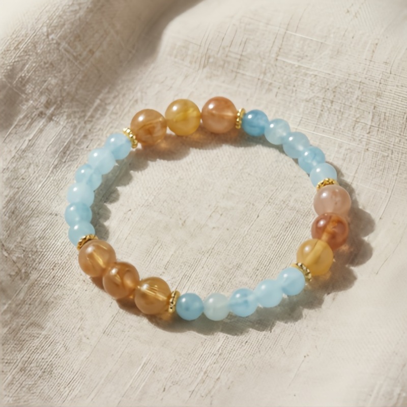 Bohemian Style Natural Stone Beaded Bracelet