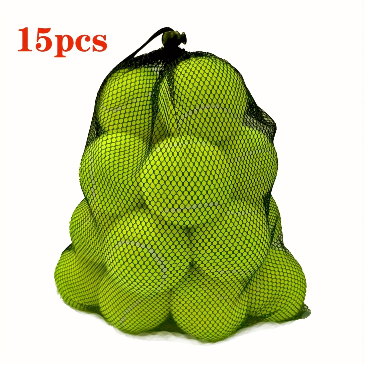15 Premium Professional Tennis Training Balls For Entertainment, Competition, And Regular Practice. High-bounce Tennis Balls Made From New Material With A Bounce Height Of 1.5 Meters