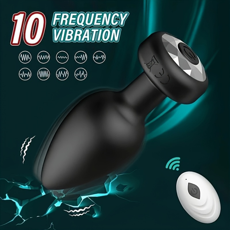 Plug anal recargable con control remoto