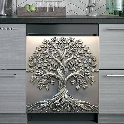 2d flat 1pack dishwasher magnet sticker cover panel decal refrigerator magnetic sticker decorative for kitchen decoration fridge door cover home appliances decor stickers 23 x26