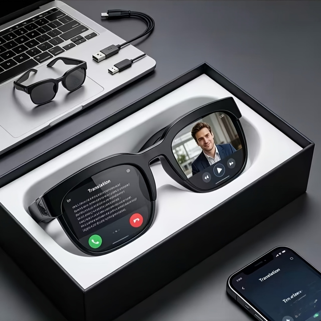 2026 new ai smart glasses multifunctional   technology for meeting real time translation recognizes 160 languages supports real time translation and meeting minutes summarization suitable for   occasions