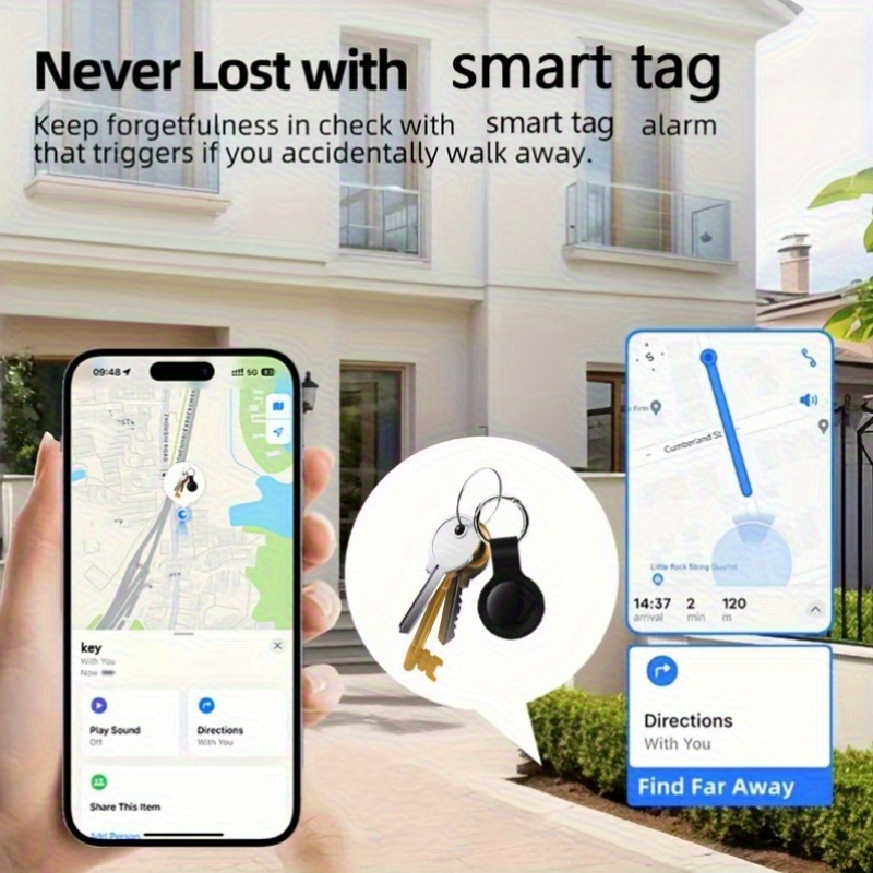 1 2 4pcs   with silicone protective sleeve compatible for ios   app   iphone for ipad not for   wireless smart   gps worldwide   keys bags wallets suitcases a tag support   replaceable battery privacy protection
