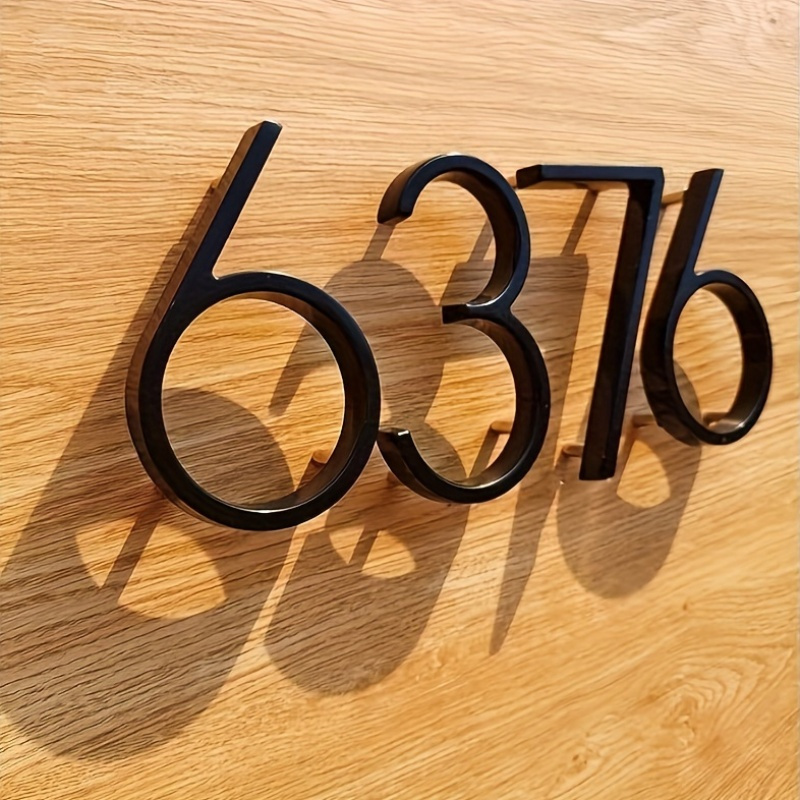 Stainless Steel House Number,5 Inch Self-adhesive