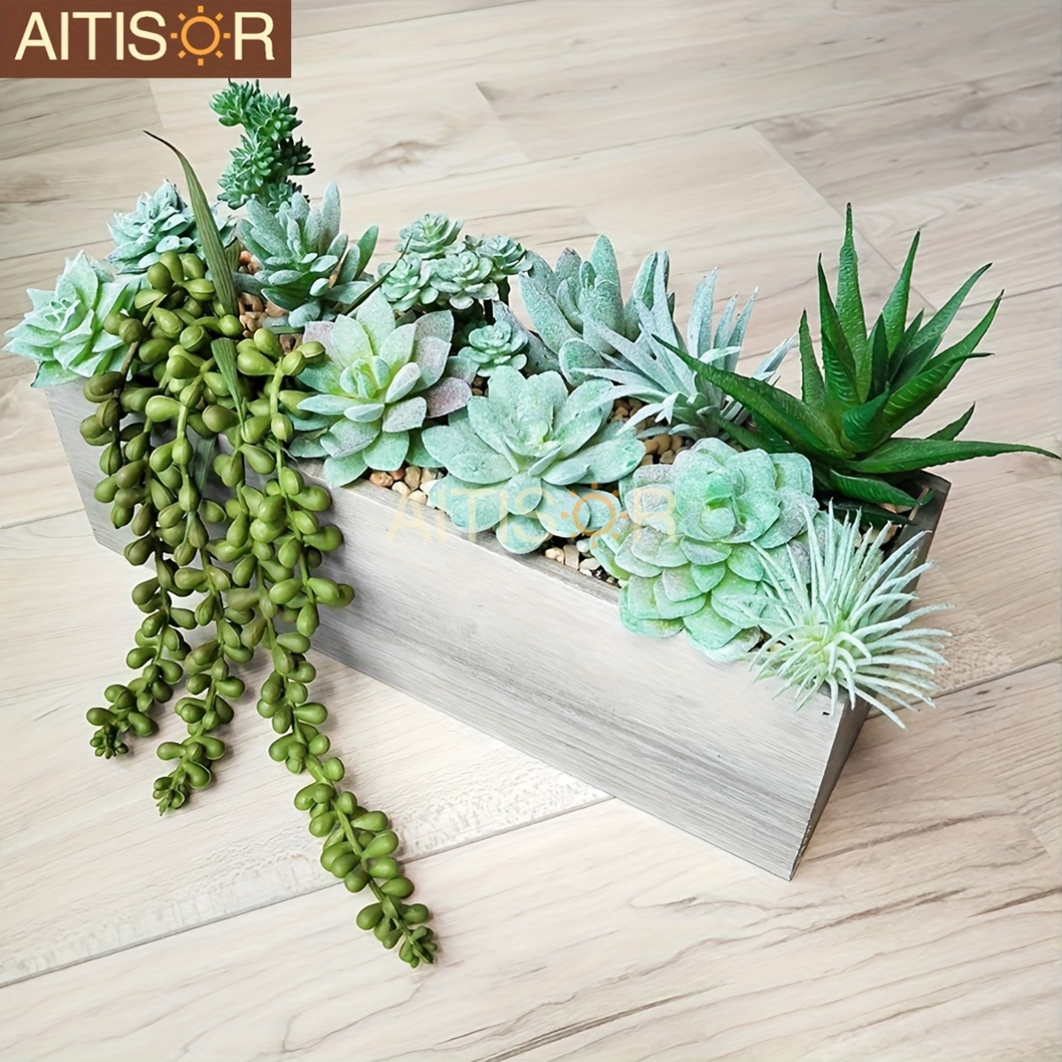 glass bowls for succulents Kalalou Three Blown Glass Bowls On A Driftwood Base main image 0