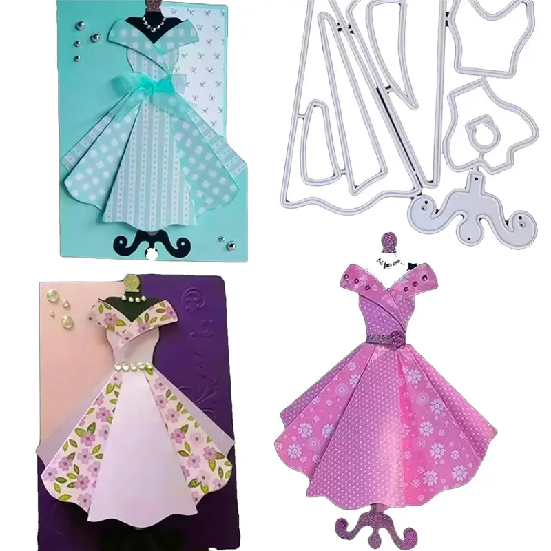 princess dress die cut Frantic Stamper Precision Die - Princess Dress (set of 4 dies) **CLEARANCE