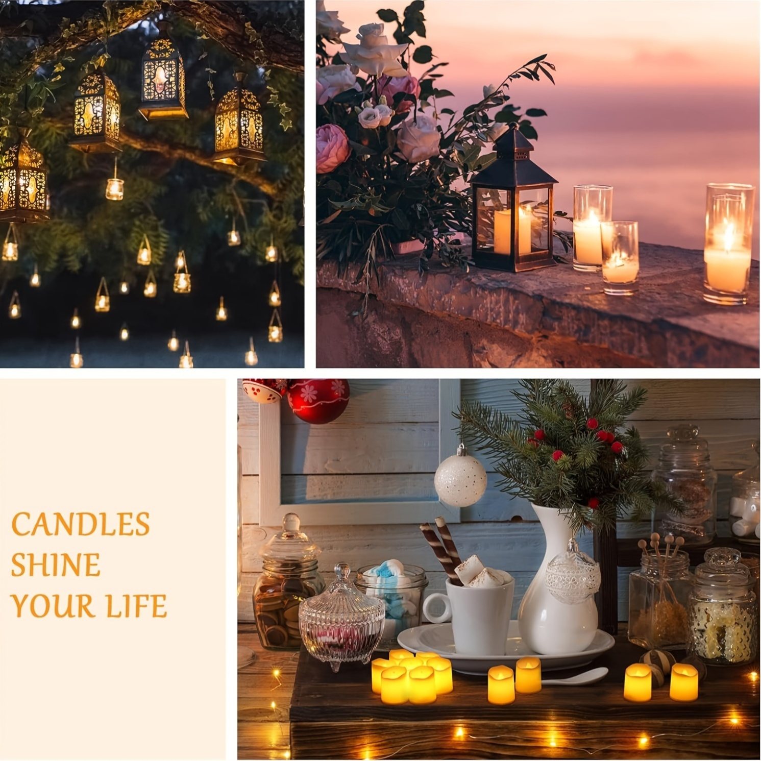 Flickering Flameless Electronic Candles with Remote Control, 12-Pack or 24-Pack