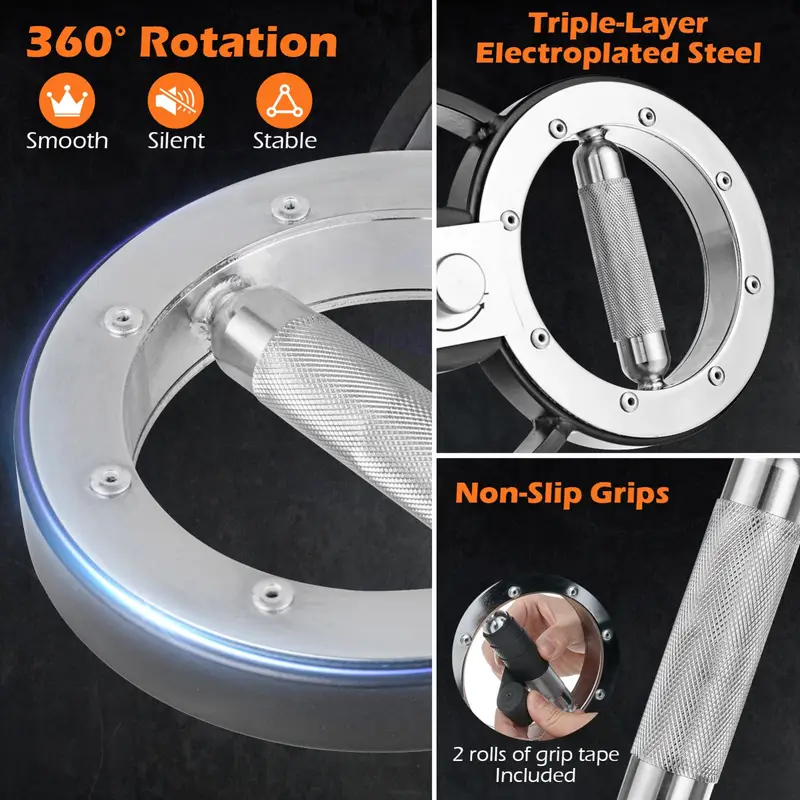 12 lbs arm workout equipment for men women w adjustable 360 rotation forearm strengthener upper trainer for home gym Product details 1