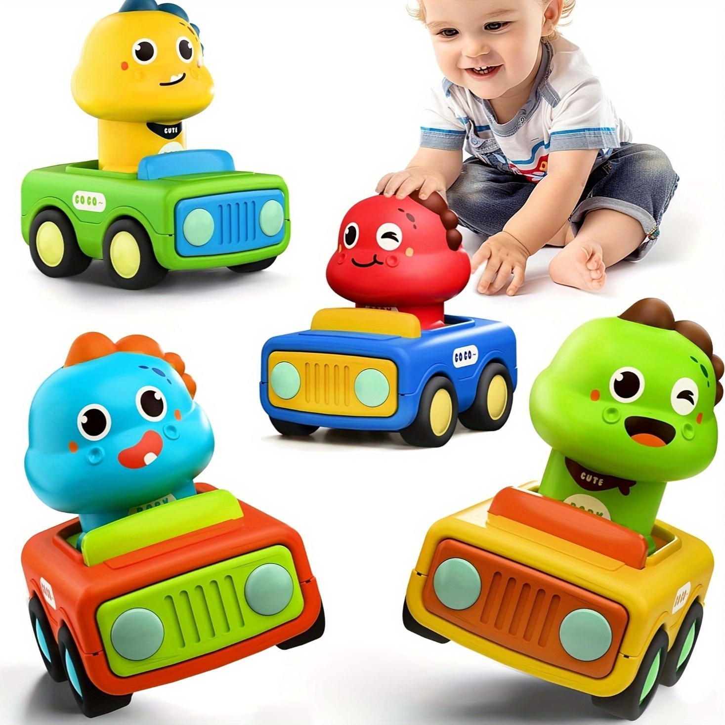 Animal Car-Shaped Interactive Competition Toy