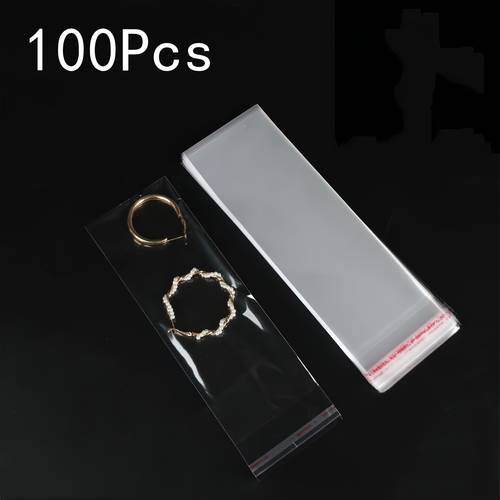 item picture 100pcs self transparent plastic bags sizes opp gift bags suitable for candy snacks jewelry hair clips stationery storage bags clothing sock packaging bags birthday party gift bags happy eid al fitr
