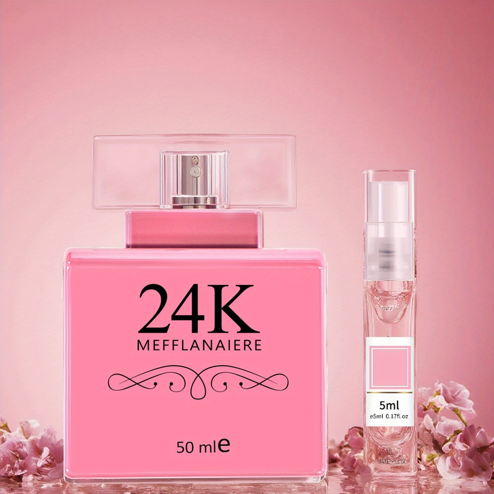 24k pink perfume designed women 1 69 fl oz eau de parfum - Temu display picture 2