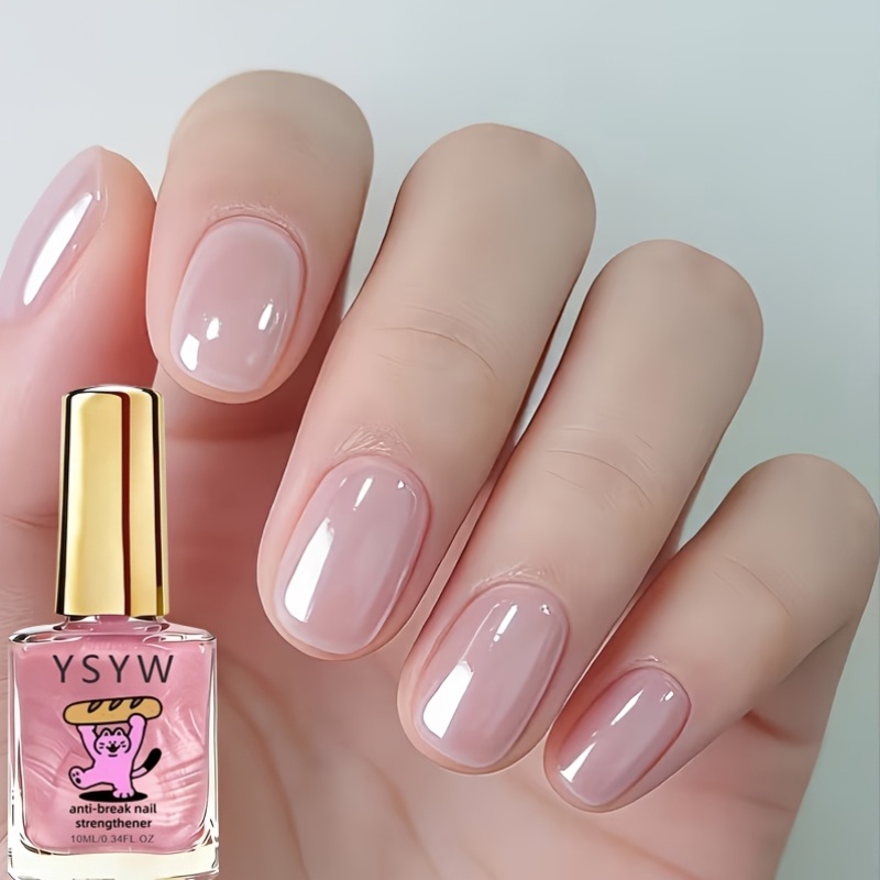   leather pink nail strengthener easy application natural drying summer   long lasting   spring summer essential