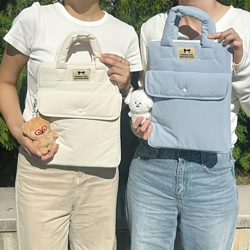 cute minimalist laptop sleeve alphabet design lightweight Temu