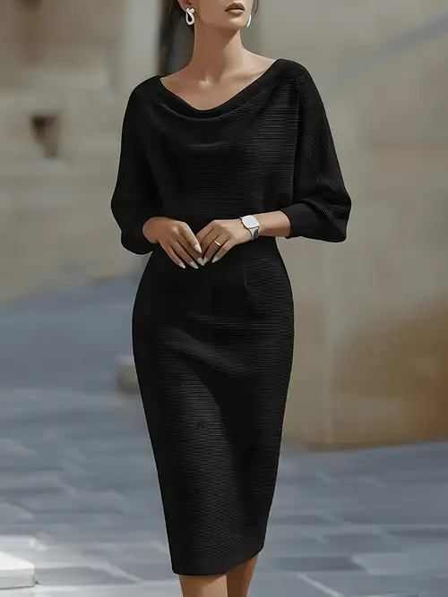 cowl neck dress for women sold on Temu Australia cowl neck dress for women sold on Temu Australia