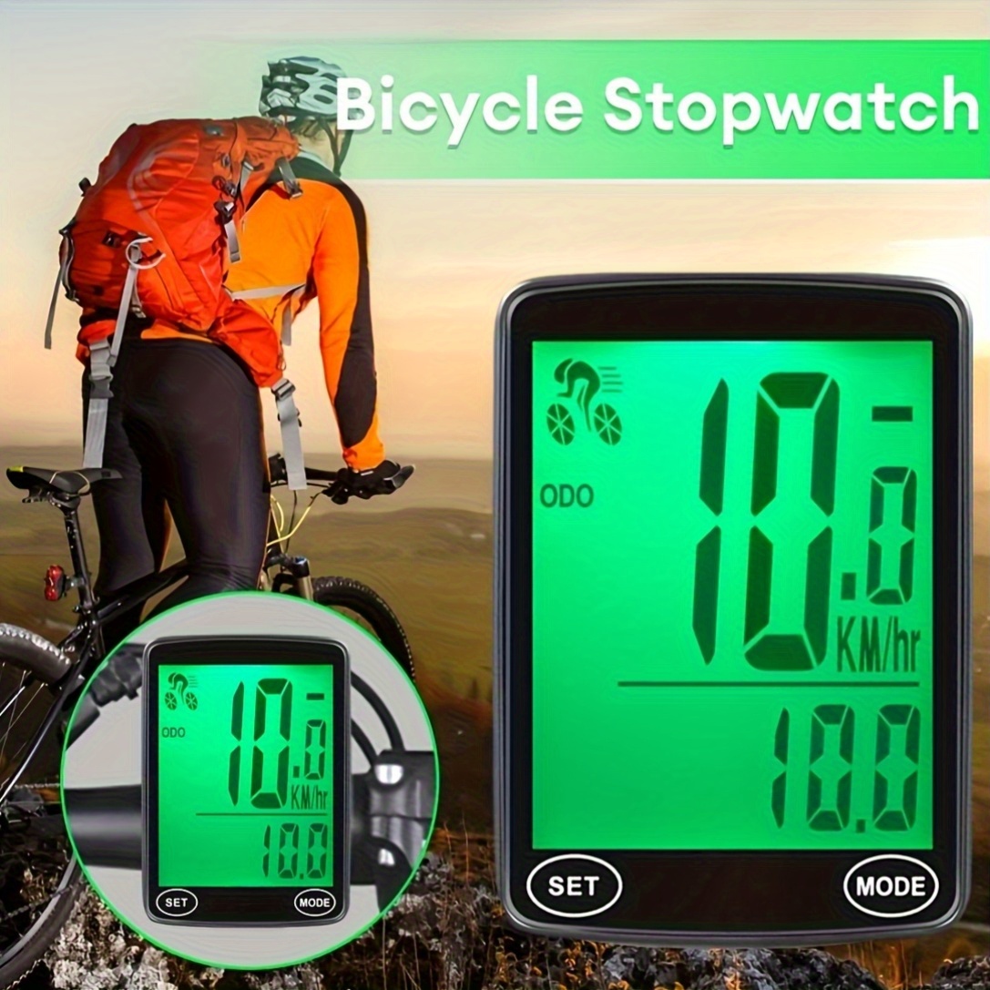 cronómetro para ciclismo, velocímetro y odómetro para bicicleta