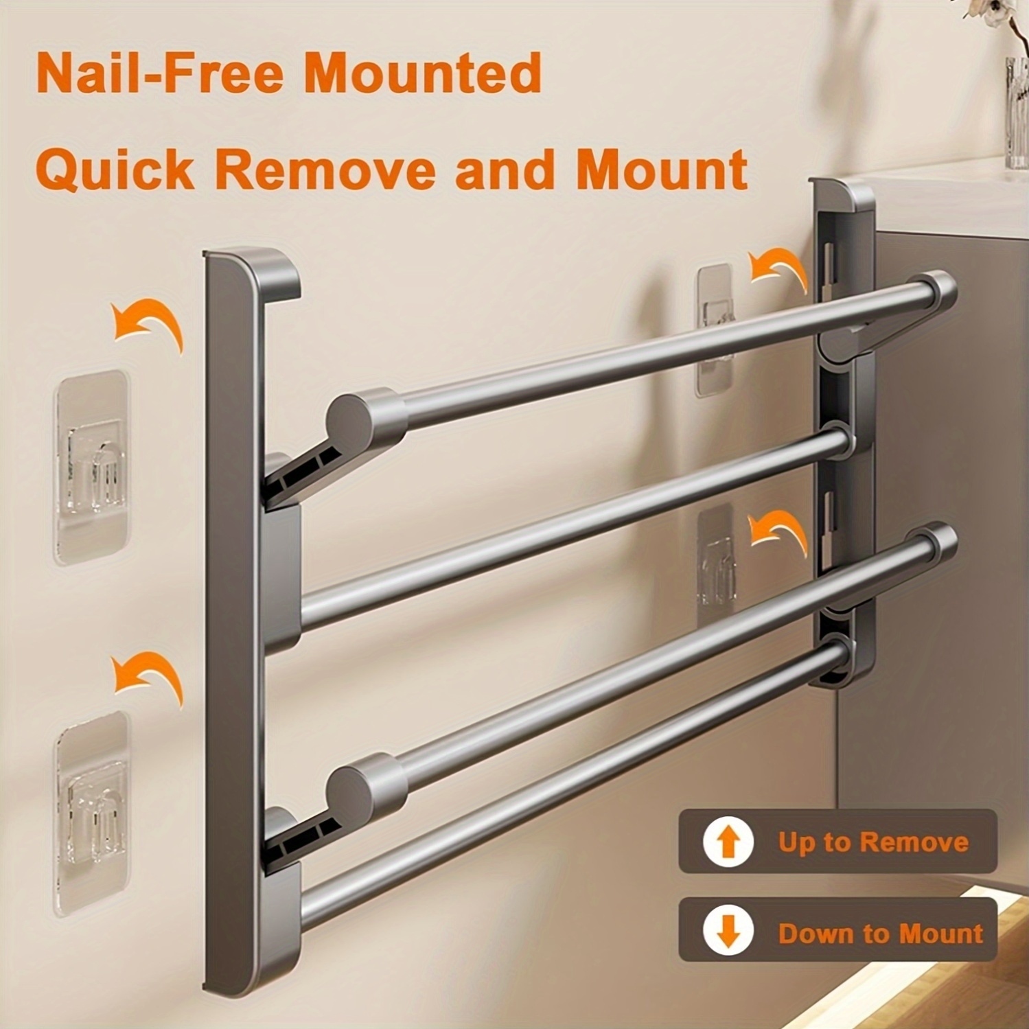 wall mounted foldable shoe rack with   suspension space saving rapid installation for home   cooking