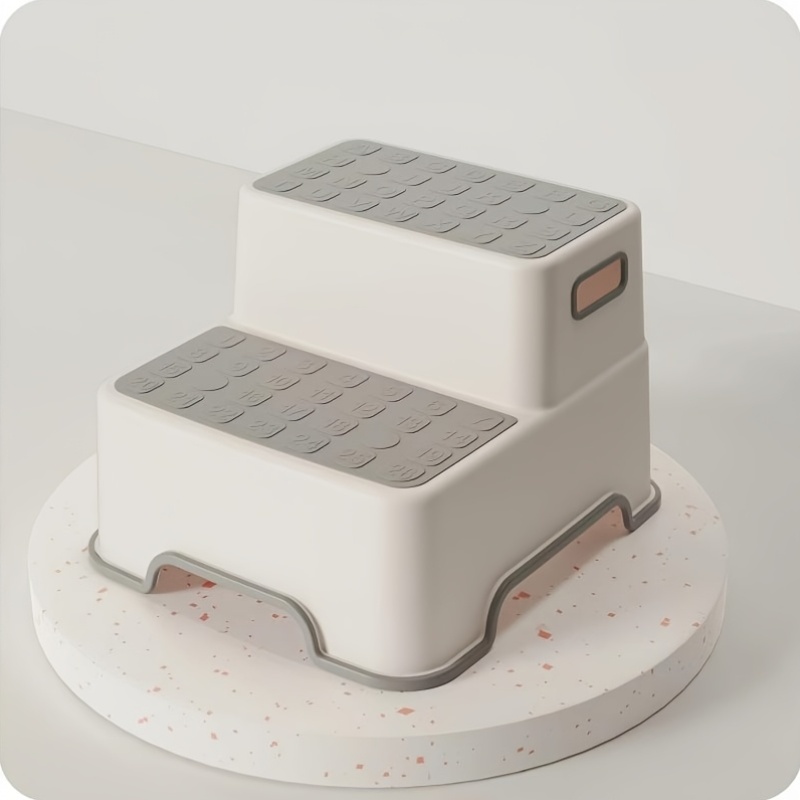 E-shop Ergonomischer Badezimmerhocker, 2-in-1 Multifunktionales, platzsparendes Design, 200 kg hohe Traglast, und sicher zum Waschen und Bürsten,