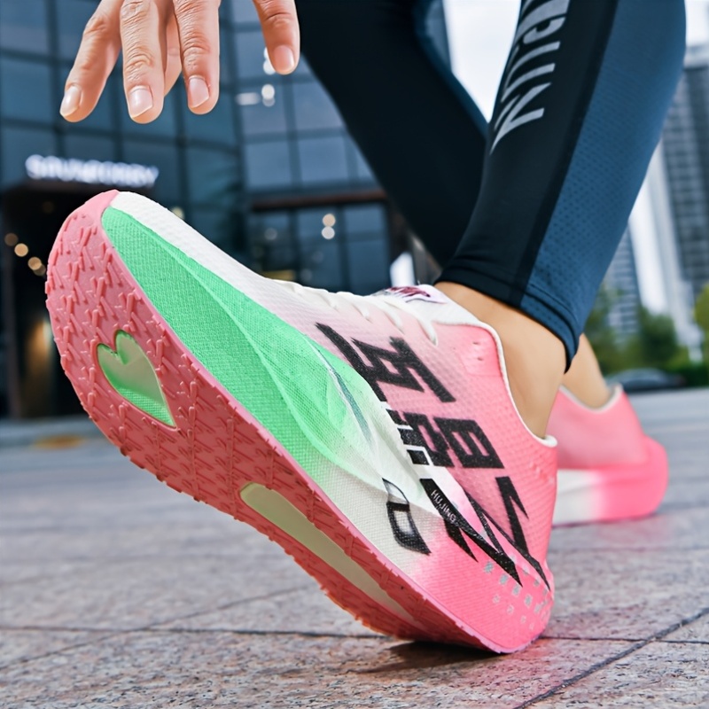 PB6.0 Carbon Plate Running Shoes for Men, Outdoor True Explosion Soft Sole Physical Test Training Shoes, Couple's Marathon Jogging Shoes for Women