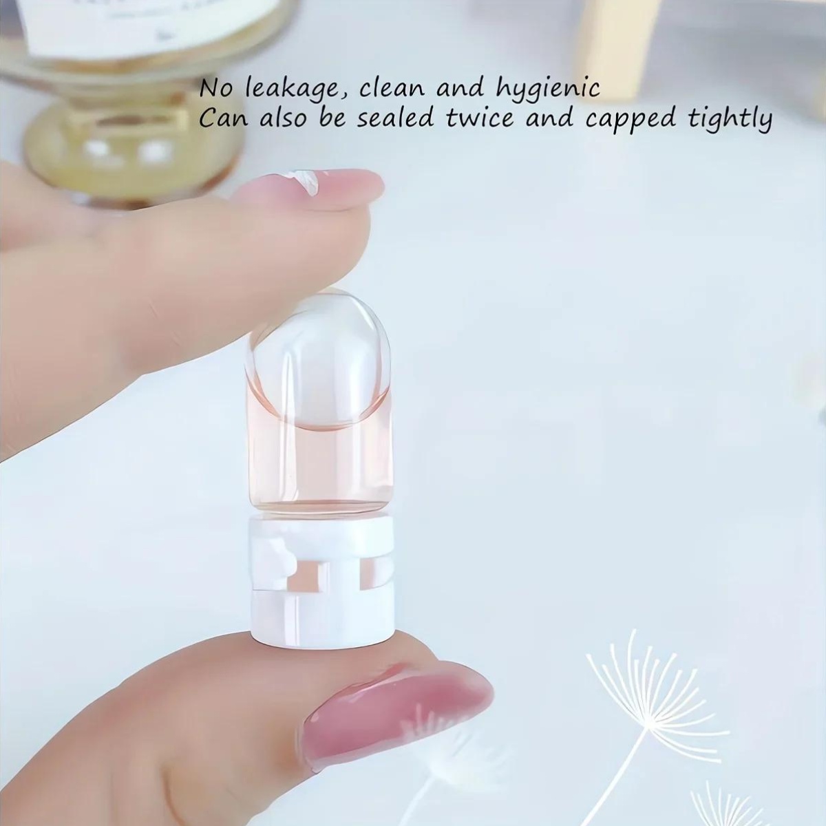 8pcs Transparent Leak-Proof Travel Sub-Bottles
