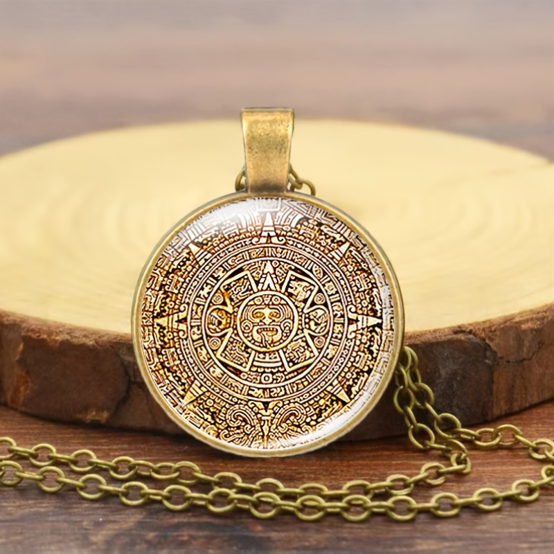Classic Chain Necklace with Colorful Patterns