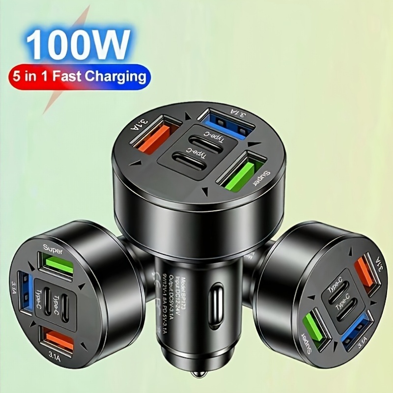2026   fast charge   car charger features 2 pd   usb c ports portable designed for drivers and   wireless charging adapter travel friendly