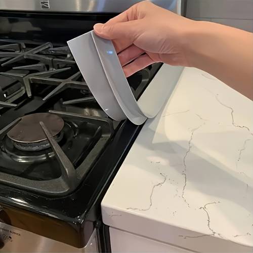 2pcs heat resistant stove cover silica gel stove cover strip heat resistant silica gel stove counter protection cabinet filler seals between kitchen cabinet and table easy to clean