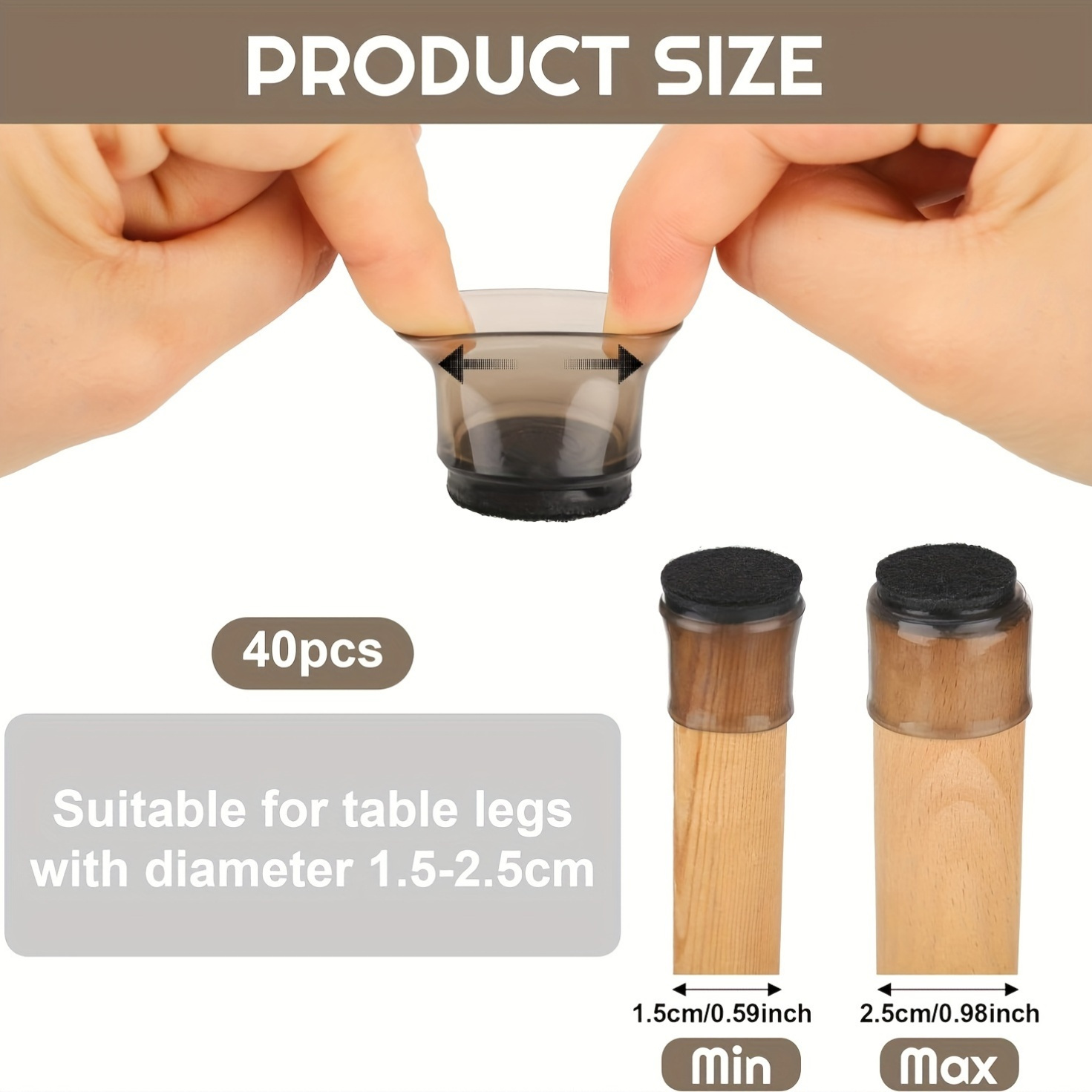 silicone felt chair leg protectors non slip quiet furniture Temu