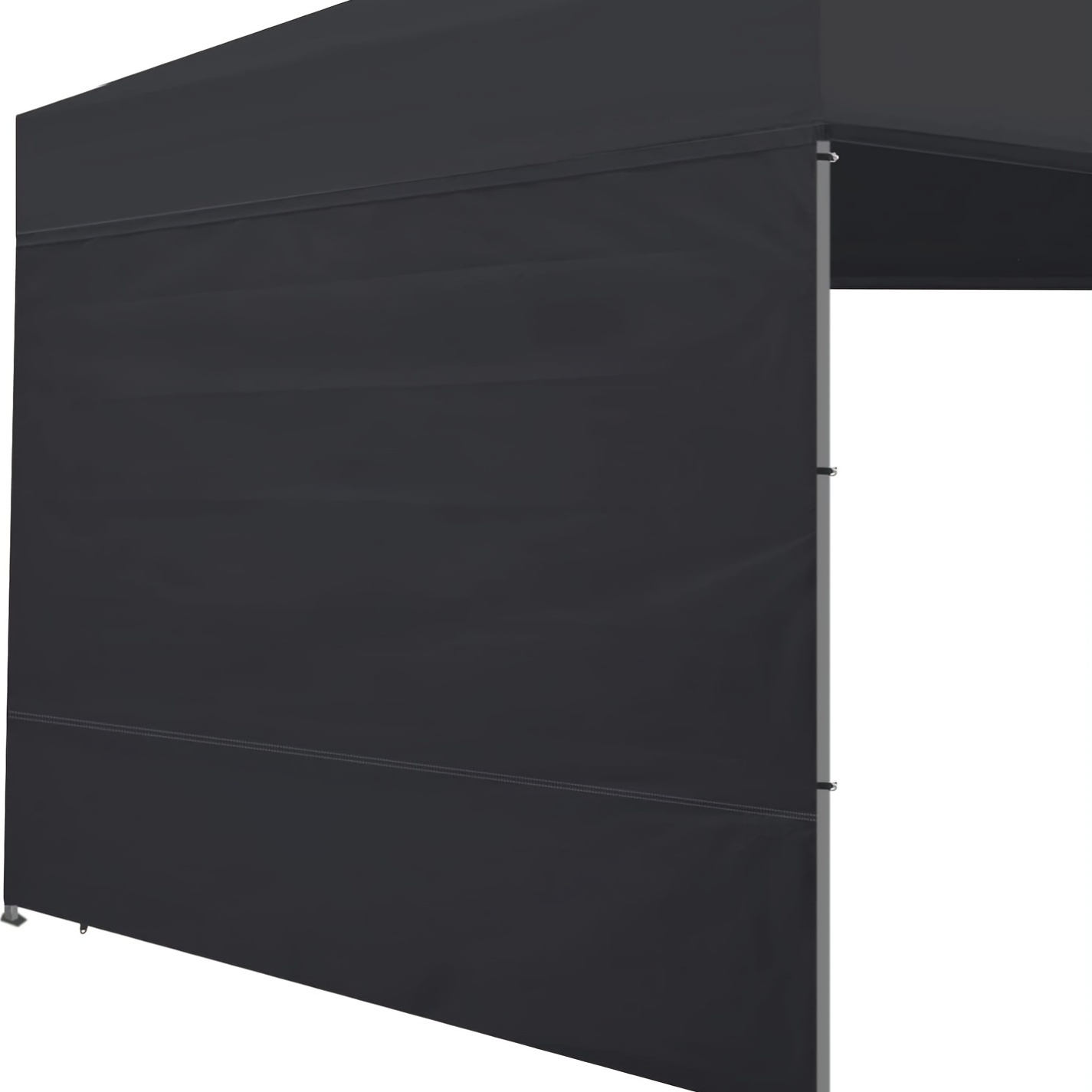 TEMU 195x300cm Black Privacy | Foldable Sunshade And Heat Insulation Canopy For Garden, Camping, Picnic - Light-filtering Polyester, Clip Included