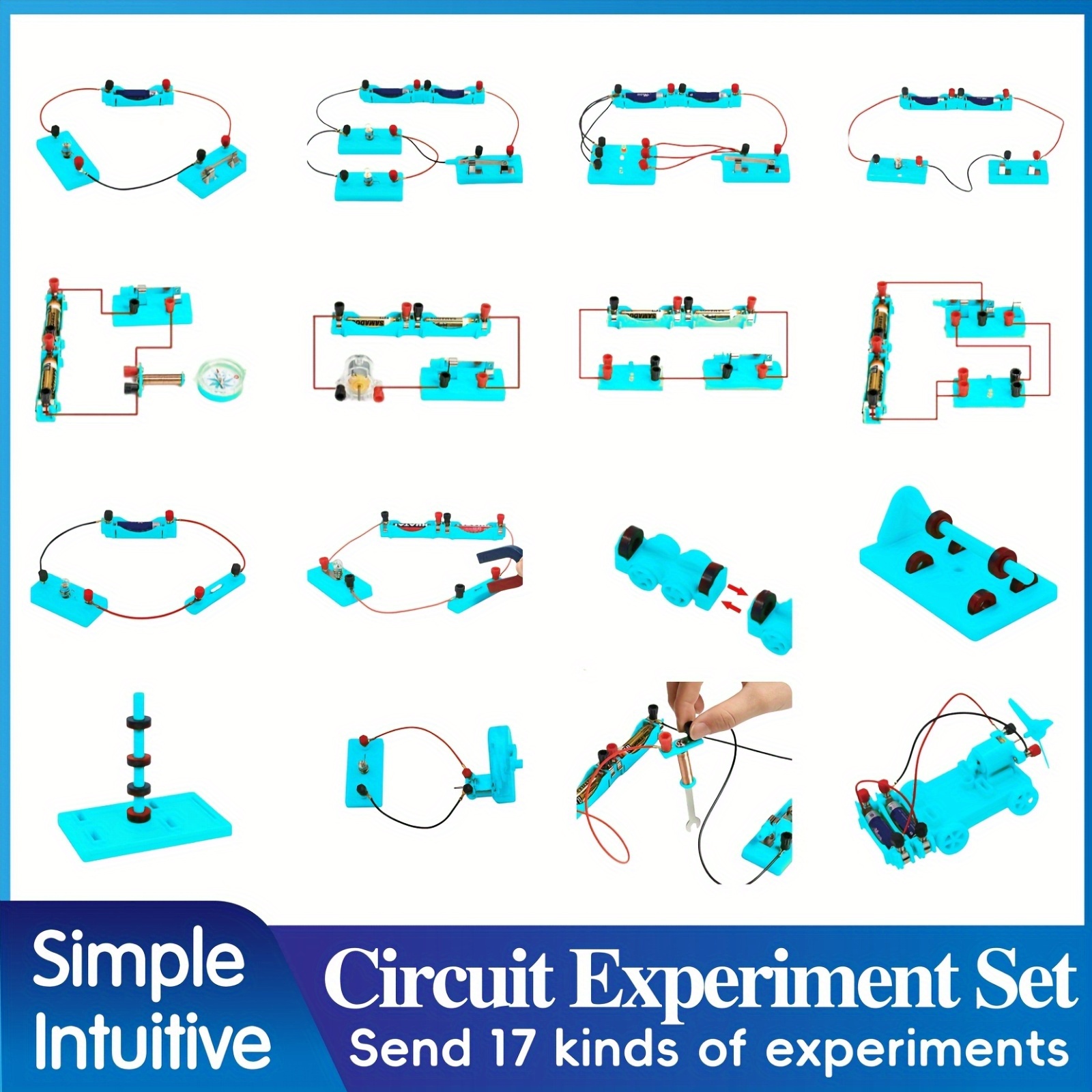 STEM Physics Experiment Kit for Basic Circuit Exploration