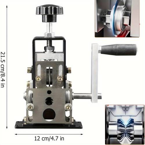 1pc black manual wire stripper size wire 0 06 1 inch 8 4 inch 4 7 inch copper wire stripper drill driven manual stripping tool for copper recovery