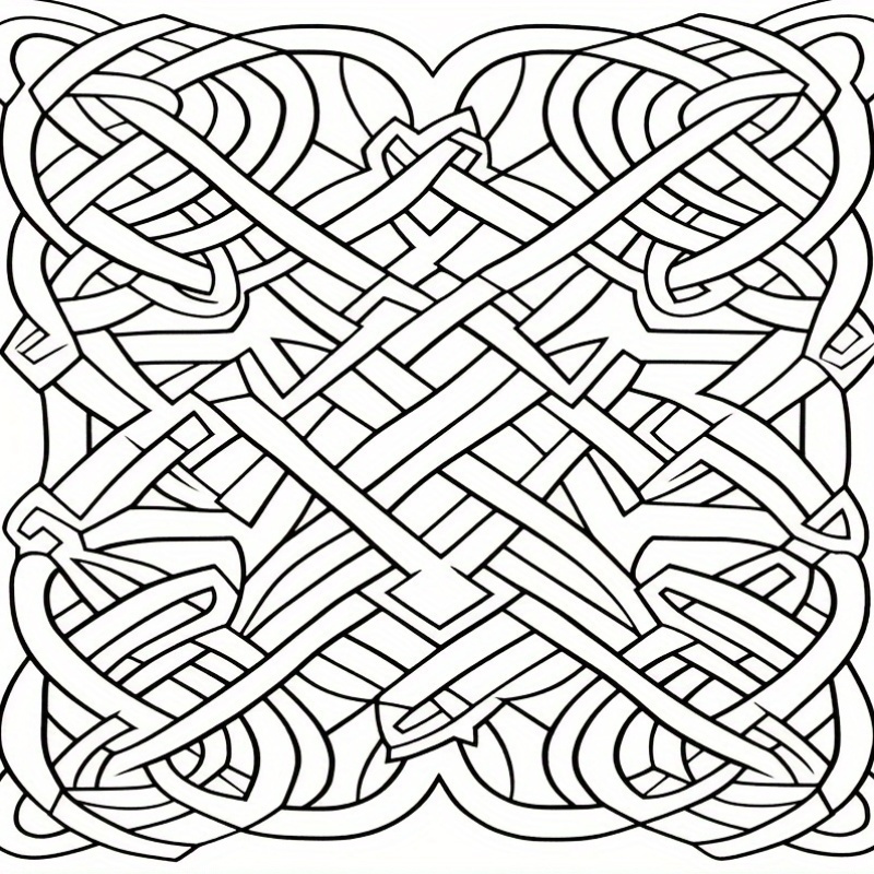 22pg Line Art Coloring Book for Teens & Adults Emotional Release Mixed Patterns