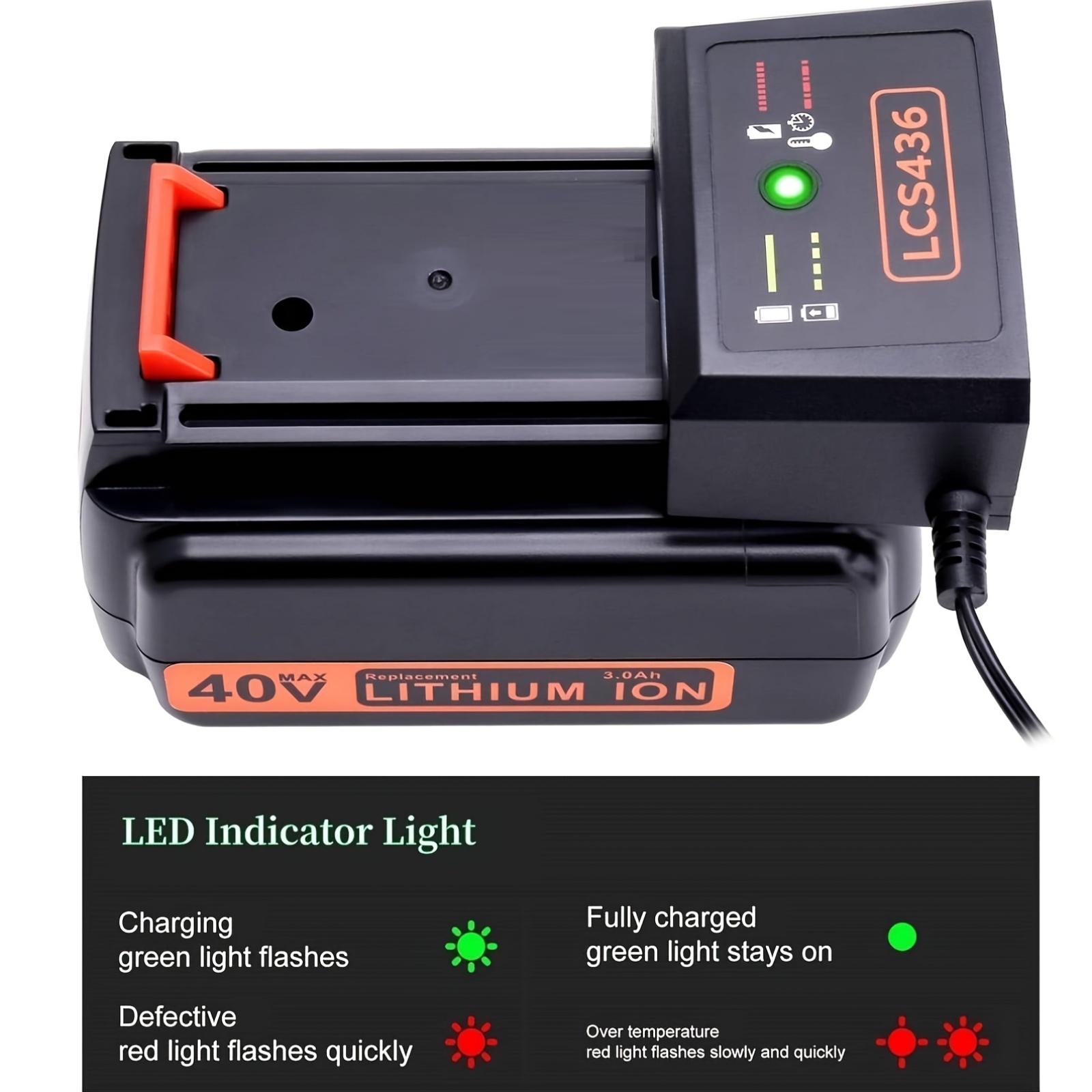 Upgraded 7.5Ah Replacement Battery For Ryobi 40V – Compatible With OP4050A, OP4060A & 40V Chargers